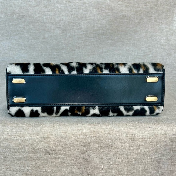 NWT Tory Burch Lee Radziwill Leopard Shearling Bag - Picture 5 of 10